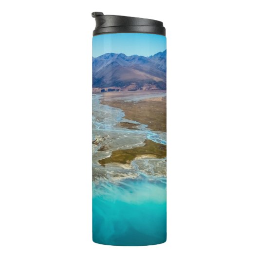 テカポ湖とニュージーランド南部アルプス タンブラー (回転右)