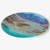 テカポ湖とニュージーランド南部アルプス ペーパープレート (アングル)