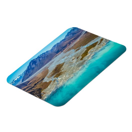 テカポ湖とニュージーランド南部アルプス マグネット (左側)