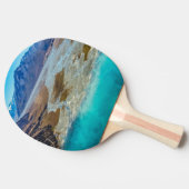 テカポ湖とニュージーランド南部アルプス 卓球ラケット (横)