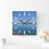 テカポ湖(ニュージーランド) スクエア壁時計 (ホーム)