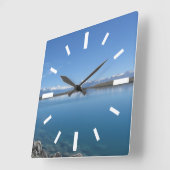 テカポ湖(ニュージーランド) スクエア壁時計 (傾斜)
