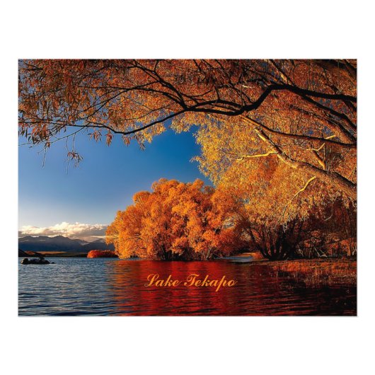 テカポ湖（ニュージーランド） フォトプリント            (正面)