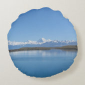 テカポ湖（ニュージーランド） ラウンドクッション (裏面)