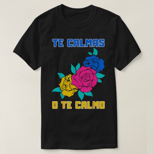 テカルマスオテカルモスペインのおもしろい引用文 Tシャツ (デザイン正面)