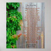 テカンセ主任生きろ ポスター (正面)