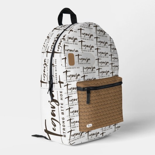 テガルヤ プリントバックパック (裏面左端)