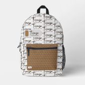 テガルヤ プリントバックパック (正面)