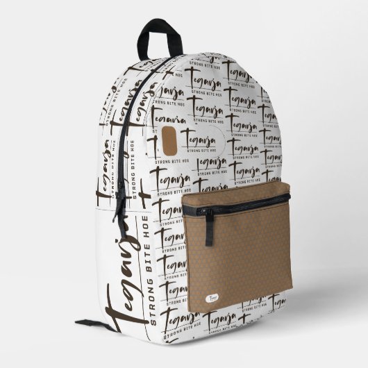 テガルヤ プリントバックパック (裏面左端)