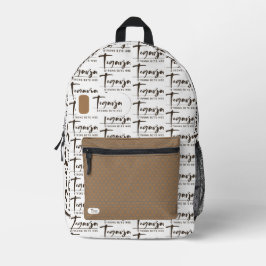 テガルヤ プリントバックパック