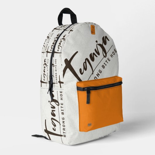 テガルヤ プリントバックパック (裏面左端)