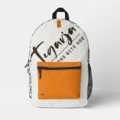 テガルヤ プリントバックパック (正面)