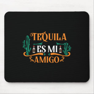 テキおもしろいーラEs Mi Amigo Tequilaは私の友人Mex マウスパッド
