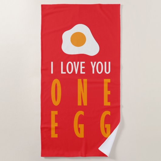 テキエロウンフエボ ビーチタオル (正面)