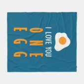 テキエロウンフエボ フリースブランケット (正面(横))