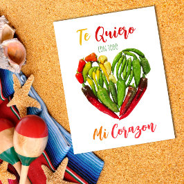 テキエロチリピーパーズハートバレンタインハガキ ポストカード