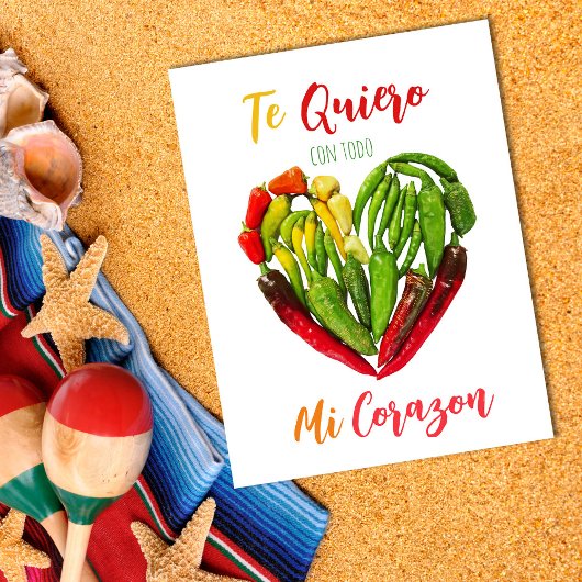 テキエロチリピーパーズハートバレンタインハガキ ポストカード