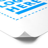 テキカスタマイズストまたはロゴここにバナー ポスター (角)