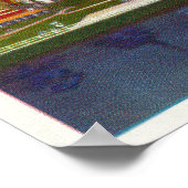 テキサコの巨大温度計の表示 ポスター (角)