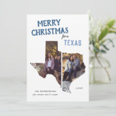 テキサスからメリークリスマス 引っ越しました シーズンカード (スタンド正面)