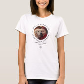 テキサスで一番の愛犬のママ 写真入りカスタムTシャツ Tシャツ (正面)