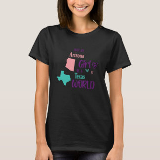 テキサスにいるただのアリゾナ娘デザイン Tシャツ