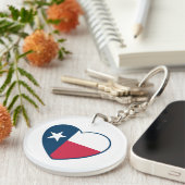 テキサスのシンボル, テキサス州旗, ハート キーホルダー (正面右)