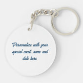 テキサスのシンボル, テキサス州旗, ハート キーホルダー (裏面)