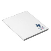 テキサスのシンボル, テキサス, ネイビーブルー ノートパッド (アングル)