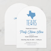 テキサスのシンボル, テキサス, 青 招待状 (正面/裏面)