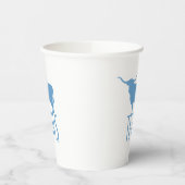 テキサスのシンボル, ロングホーン, 青 紙コップ (左)