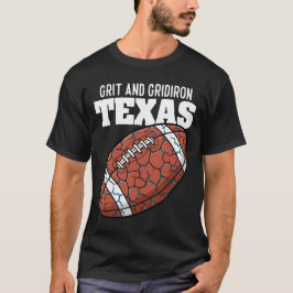 テキサスの強さとアメリカンフットボール - ダラスフットボール Tシャツ