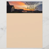 テキサスの美しい夕焼けの文房具 聖書 (正面)