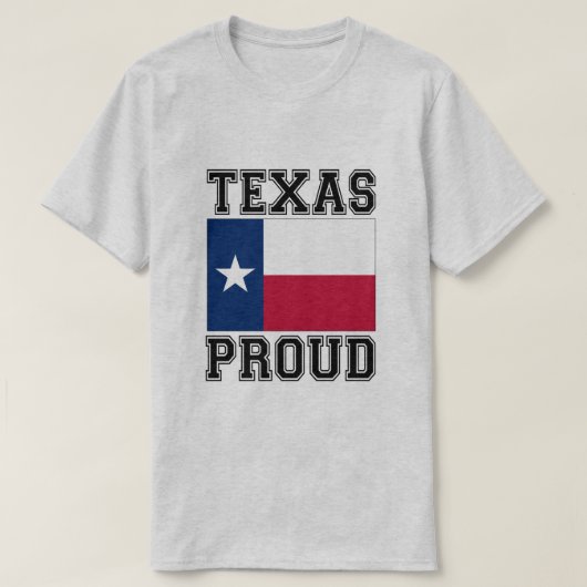 テキサスを誇りに思う Tシャツ (デザイン正面)
