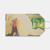 テキサススタイルのブーツの花嫁 ギフトタグ (正面(横))