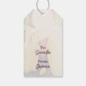 テキサススタイルのブーツの花嫁 ギフトタグ (裏面)