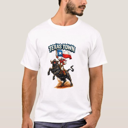 テキサスタウンロデオシャツ Tシャツ (正面)