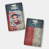 テキサスホームスクールIDバッジ バッジ (Front & Back)