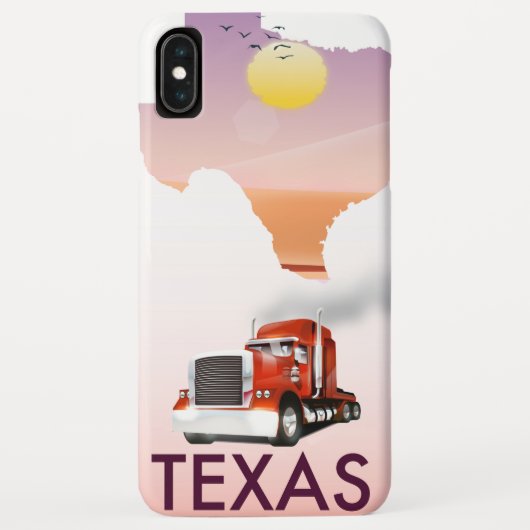 テキサスマップビッグリグ Case-Mate iPhoneケース (裏面)
