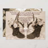 テキサス人の保存安の日付 セーブザデート (正面/裏面)