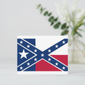 テキサス共和国旗 ポストカード (スタンド正面)