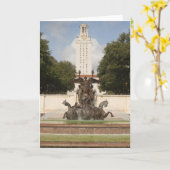 テキサス大学クロックタワー。 カード (黄色い花)