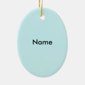 テキサス州おばあちゃんオーナメント セラミックオーナメント (裏面)