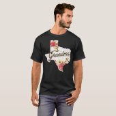 テキサス州おばあちゃんシャツおばあちゃんギフトフローラテキサス州市 Tシャツ (正面フル)
