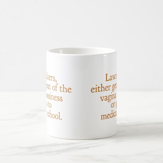 テキサス州おもしろい中絶の法律プロチョイス女性引用文 コーヒーマグカップ (中央)