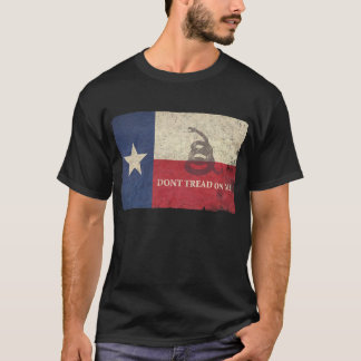 テキサス州およびガズデンの旗 Tシャツ