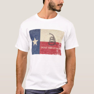 テキサス州およびガズデンの旗 Tシャツ