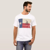 テキサス州およびガズデンの旗 Tシャツ (正面フル)