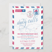 テキサス州から韓国の航空便軍隊移動 招待状 (正面)