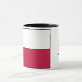 "テキサス州で"のマグ踏まないで下さい マグカップ (中央)